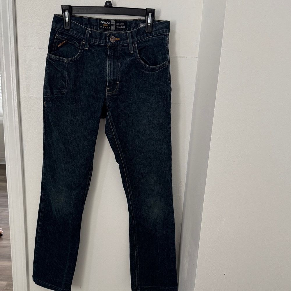 ARIAT REBAR Relaxed Straight leg Mens Jeans Size 30X30